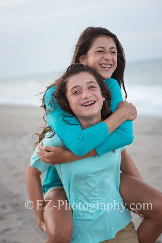 family beach portraits cocoa beach