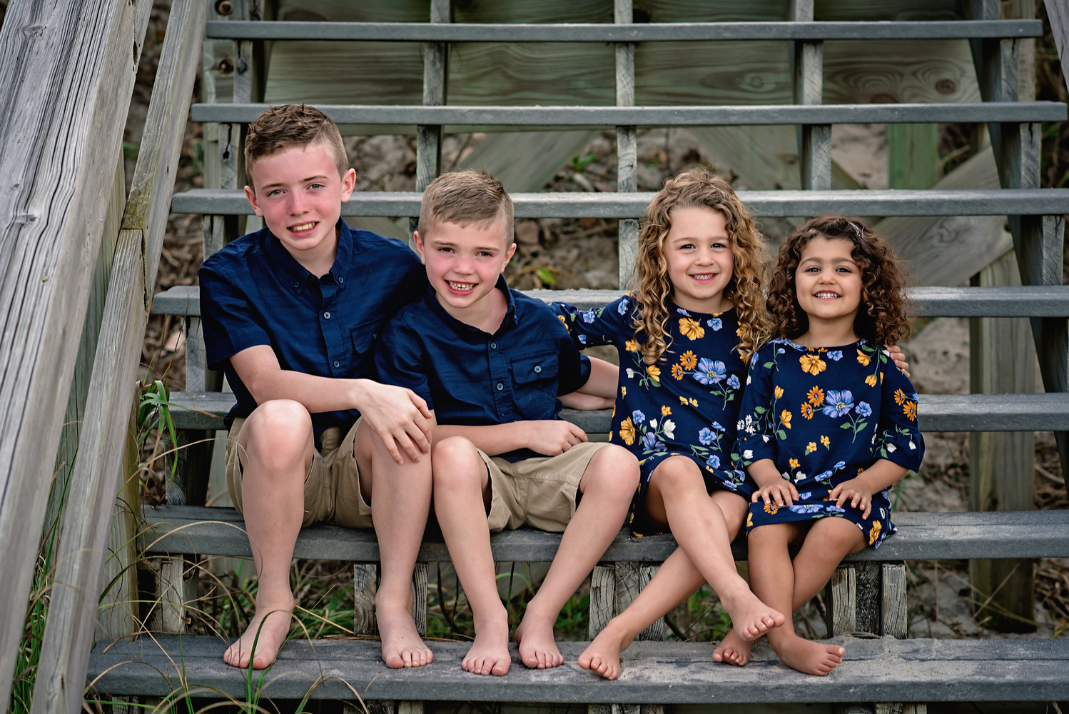 family beach portraits melbourne fl