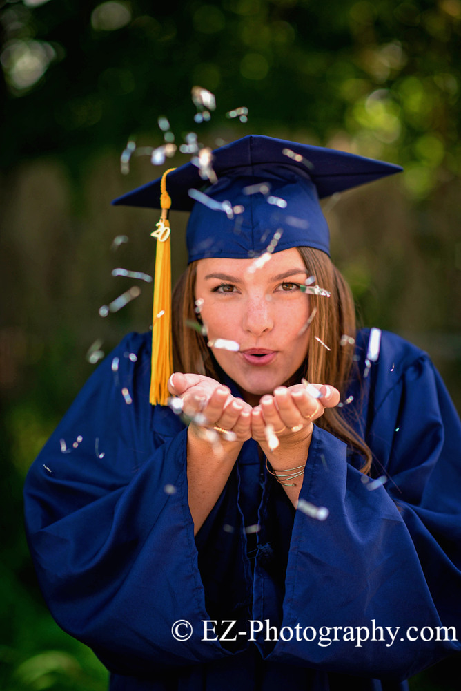 Senior cap and gown portraits melbourne fl