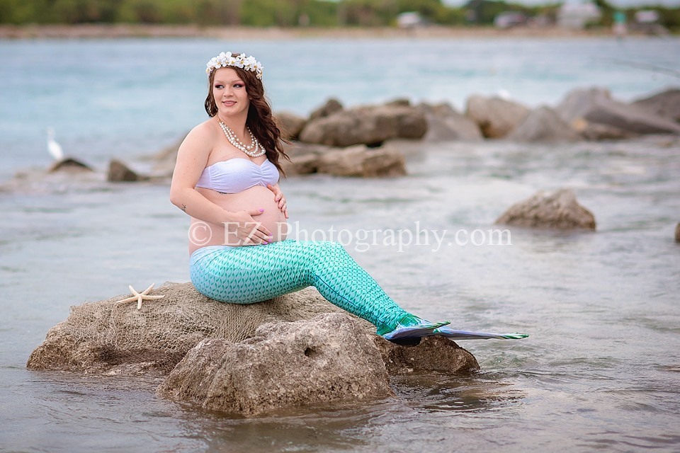 maternity mermaid portraits melbourne fl