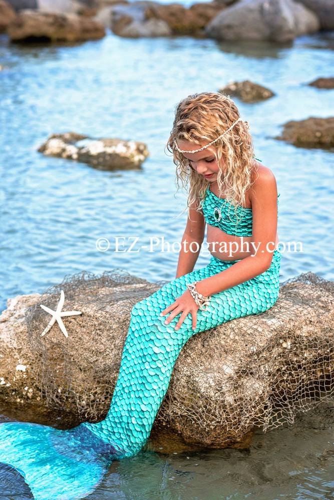 mermaid portraits cocoa beach fl