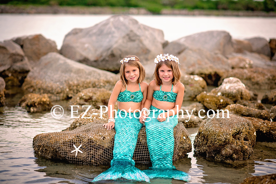 sister's mermaid photography